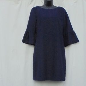 Karl Lagerfeld Navy Embroidered Dress
